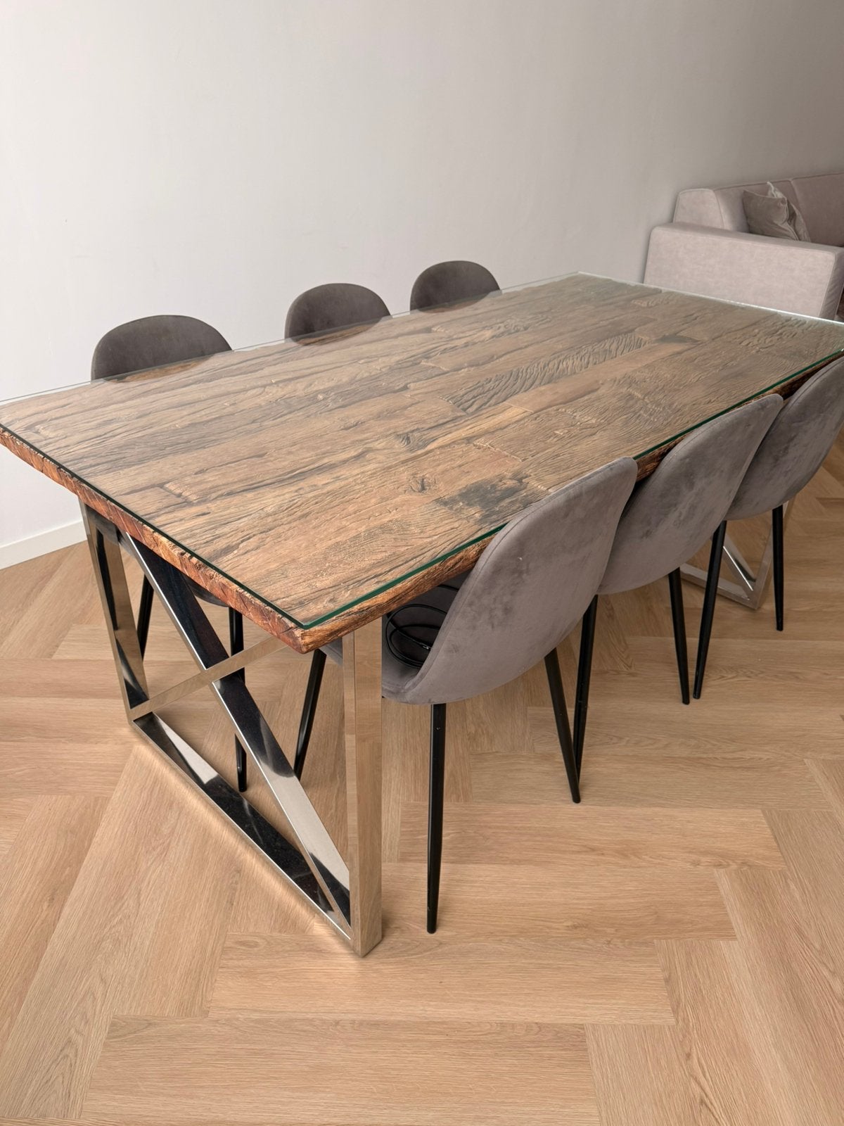 Richmond set eettafel salontafel, Huis en Inrichting, Ophalen, Zo goed als nieuw, Rechthoekig, 50 tot 100 cm