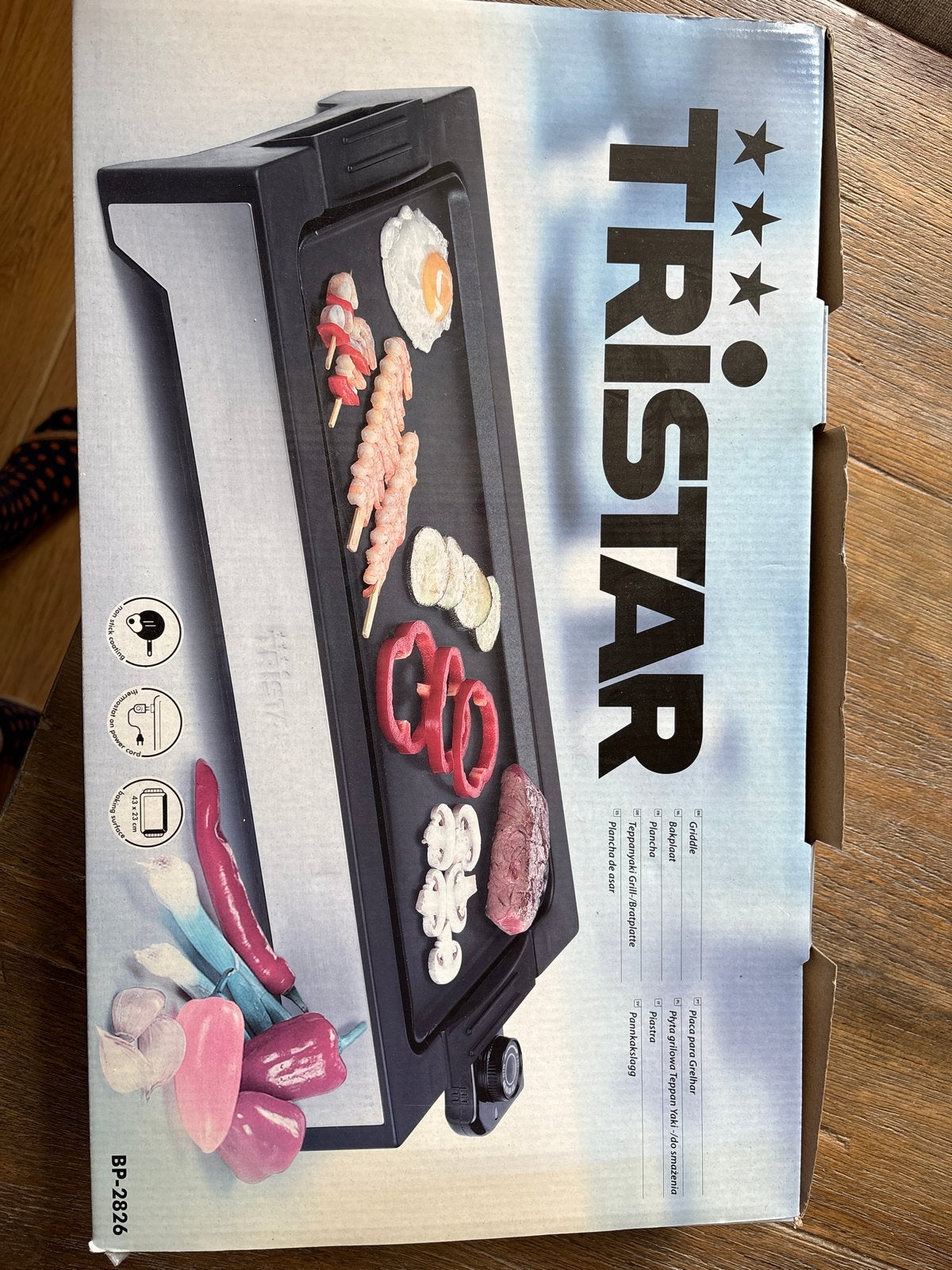 Tristar Bakplaat / Grillplaat - Nieuw in verpakking, Ophalen, Nieuw