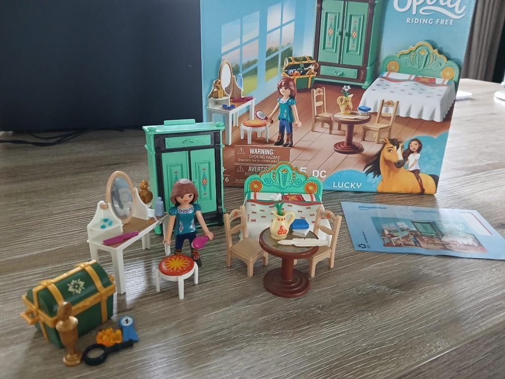 Playmobil Spirit 9476 – Lucky’s slaapkamer, Ophalen of Verzenden, Zo goed als nieuw, Complete set