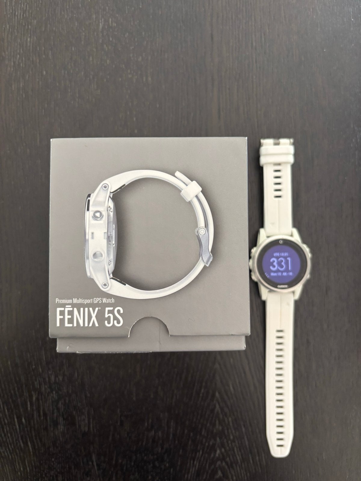 Garmin Fenix 5S Premium Multisport GPS Horloge Wit, Ophalen, Wit, Waterdicht, Android
