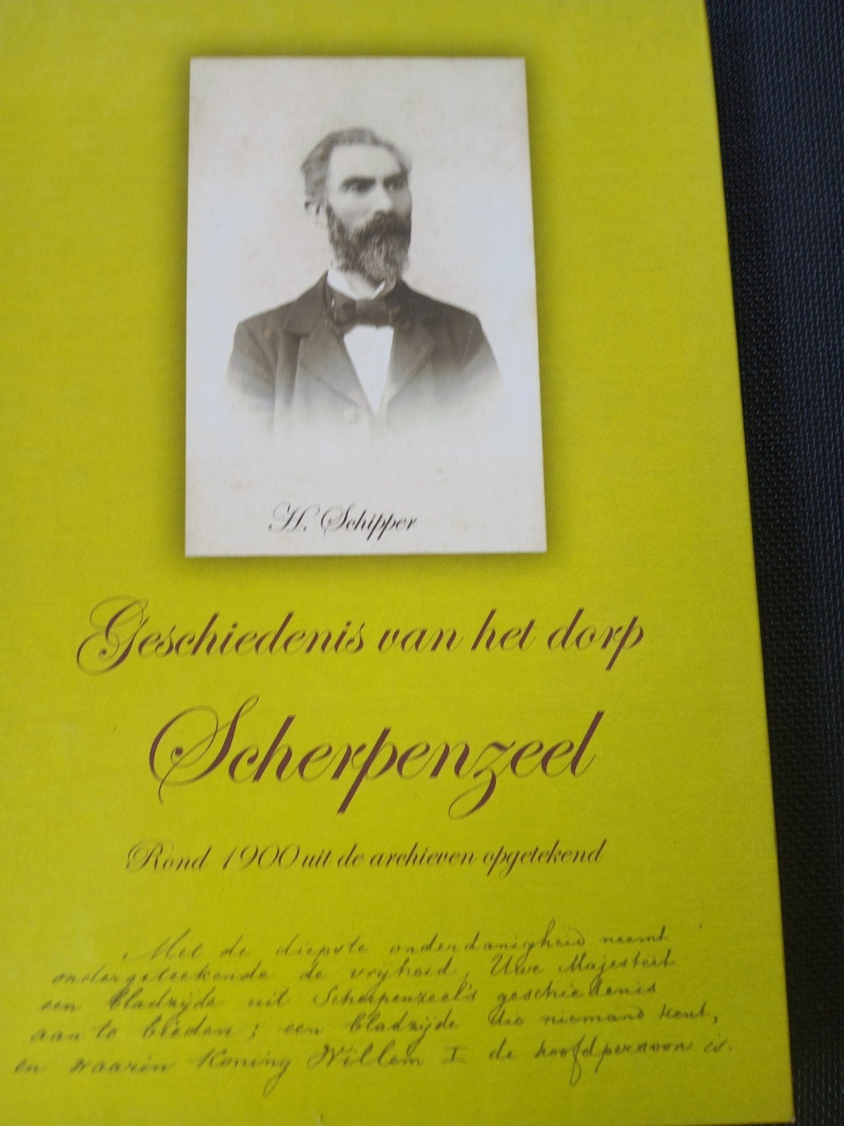 H. Schipper - Geschiedenis van het dorp Scherpenzeel (Gld), Ophalen of Verzenden, Zo goed als nieuw, H. Schipper
