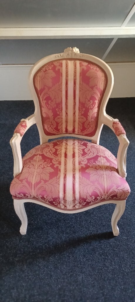 Oud stoeltje., Huis en Inrichting, Stoelen, Ophalen, Gebruikt, Overige kleuren, Stof