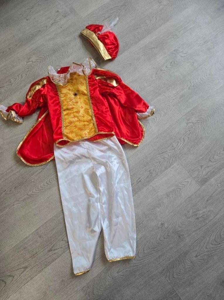 Prinsenpak maat 98 - Carnaval/Verkleedfeest, Ophalen of Verzenden, Zo goed als nieuw, Jongen, Setje
