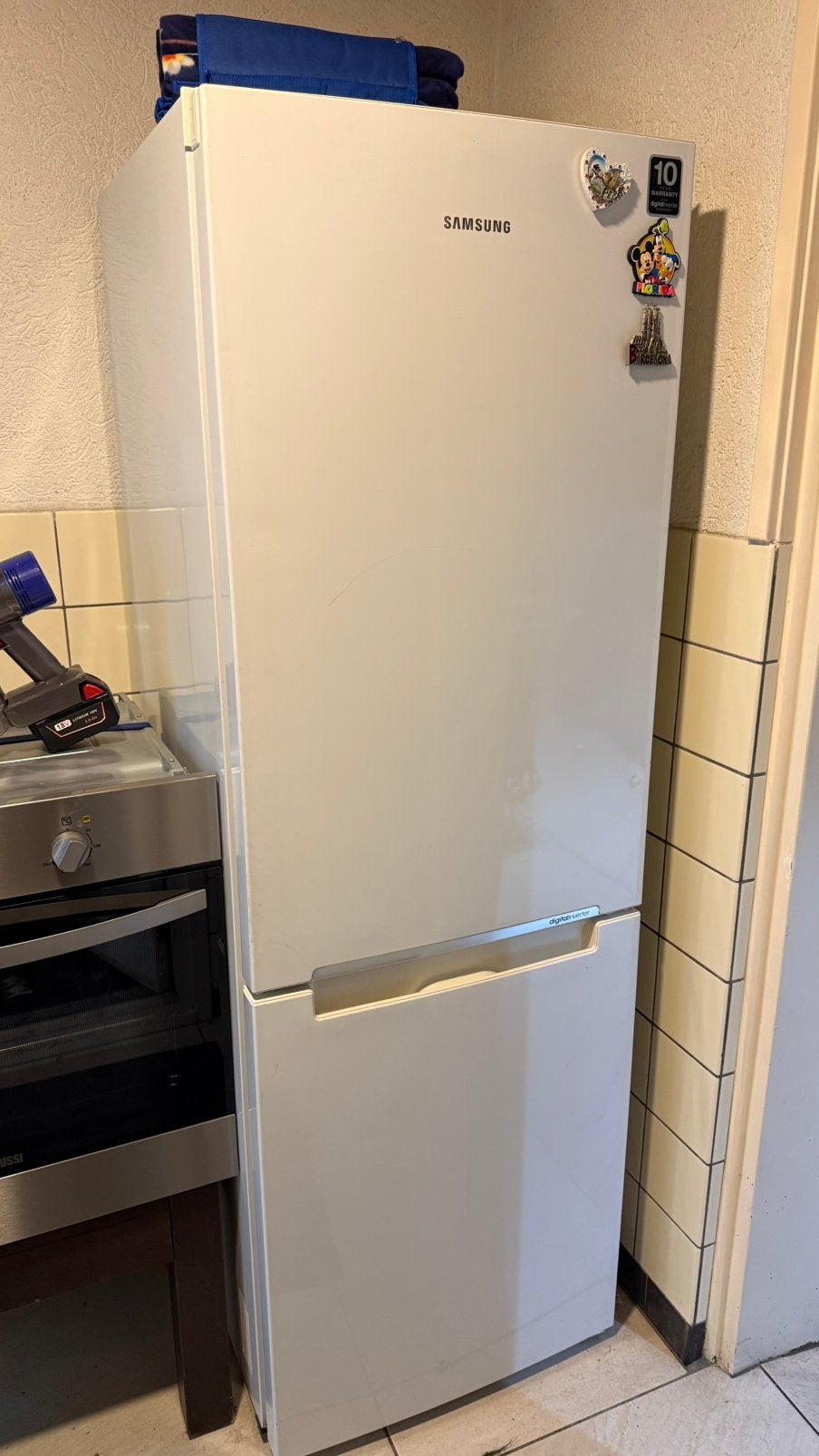 Samsung koel vries combi, Ophalen, 200 liter of meer, Met aparte vriezer, 160 cm of meer