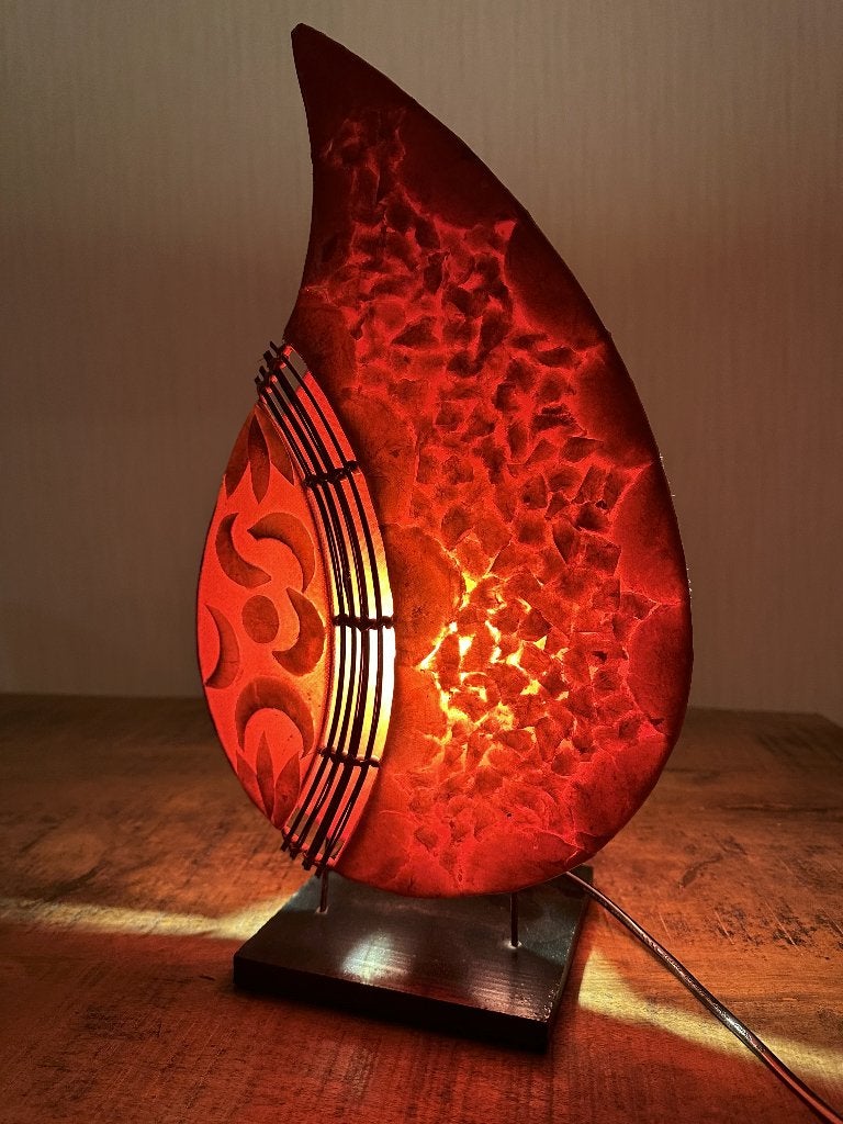 Artistieke lamp, Nieuw, Sfeerlamp, Rood, E27 (groot)
