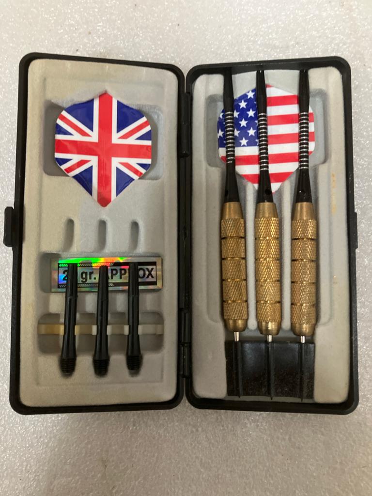 Darts pijlen set 20 gram met opbergdoosje, Sport en Fitness, Darts, Ophalen of Verzenden, Nieuw, Pijlen
