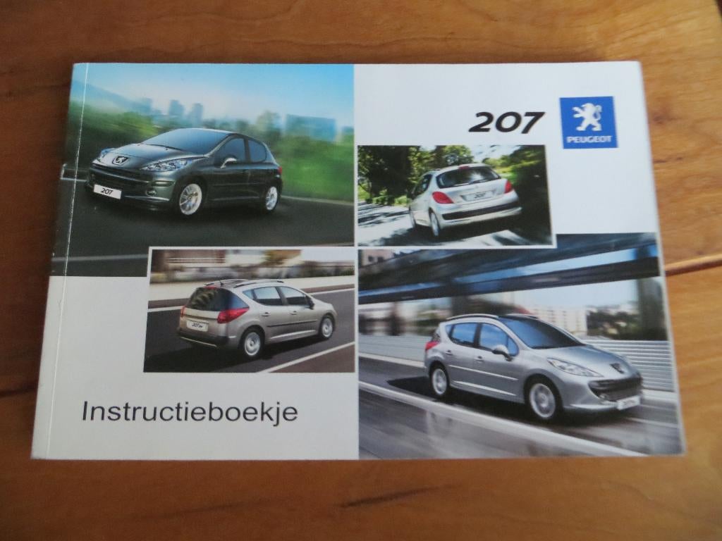 Instructieboek Peugeot 207, Peugeot 207 SW 2008 +audio/navi, Ophalen of Verzenden