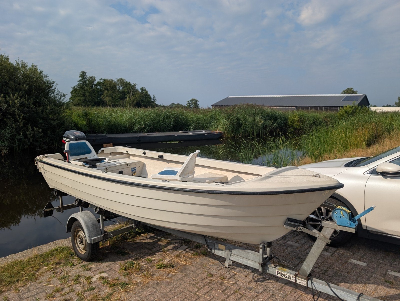 Crescent 465 Tour Visboot Sloep consoleboot, Consoleboot, Gebruikt, Ophalen, Overige merken