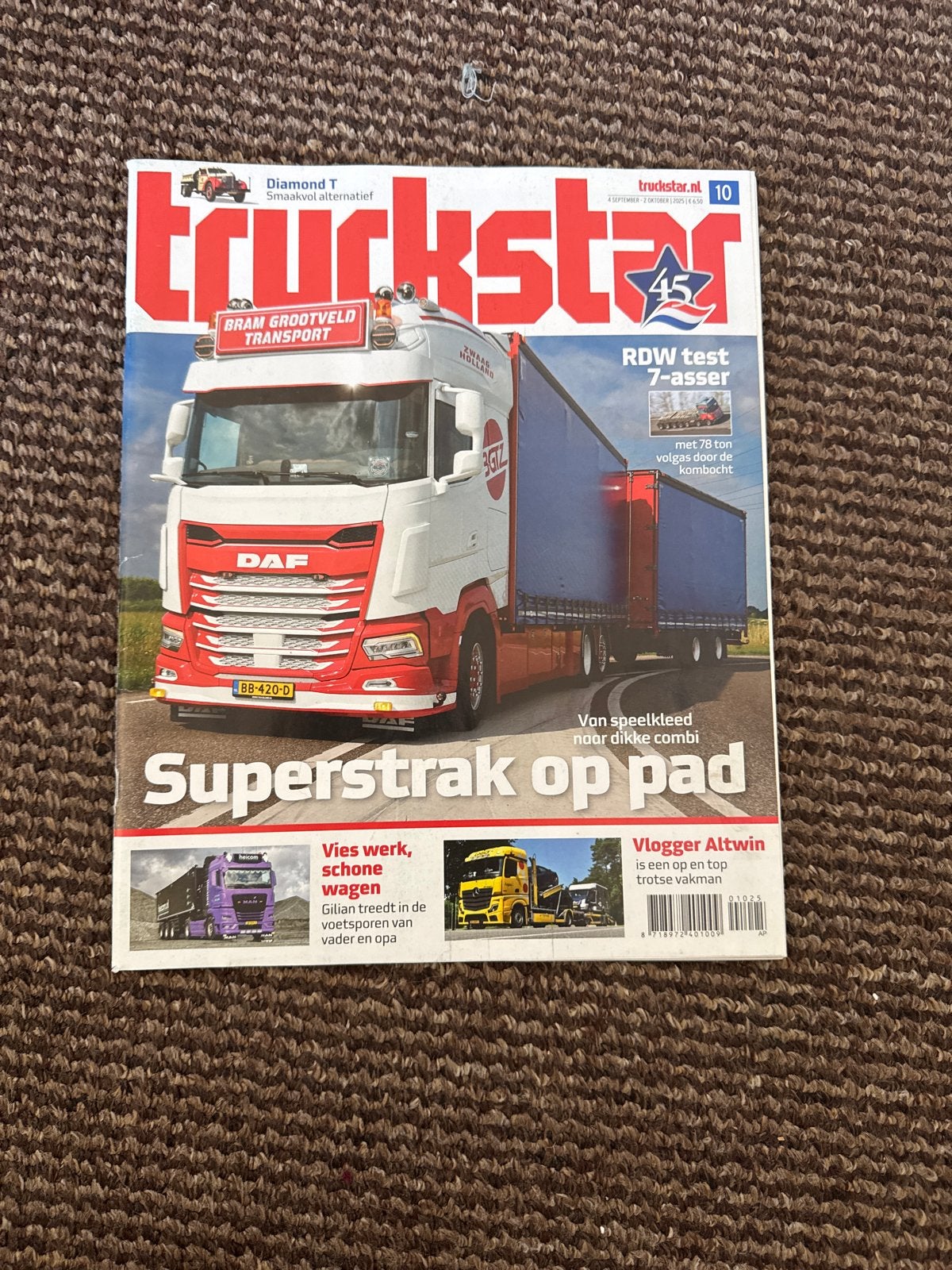 Truckstar Magazine - September/Oktober 2025, Boeken, Ophalen of Verzenden, Zo goed als nieuw, Overige typen