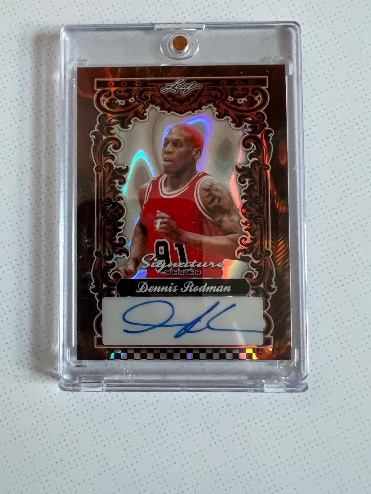 Dennis Rodman Signature Series 1/1 Basketbalkaart, Verzamelen, Sportartikelen en Voetbal, Ophalen of Verzenden, Nieuw, Overige sporten