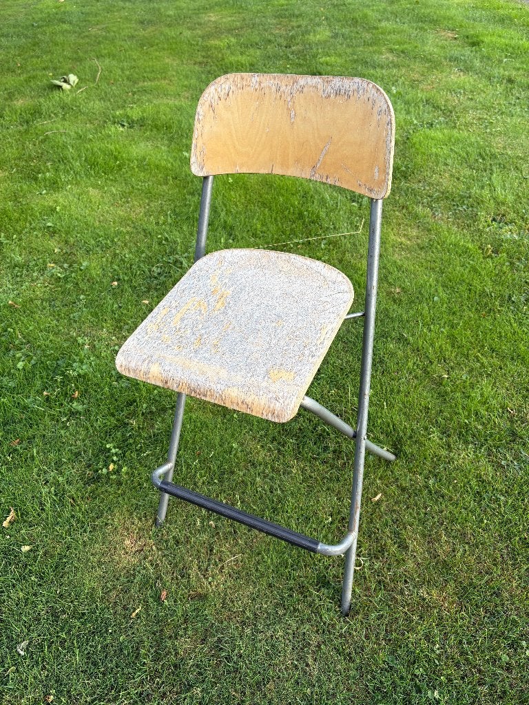 Ikea Franklin barkruk, Ophalen, Gebruikt, Met voetsteun, 60 tot 90 cm
