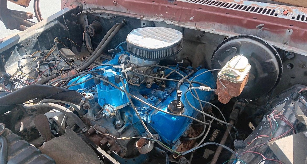 Ford 351 V8 motorblok, Ophalen, Gebruikt, Ford