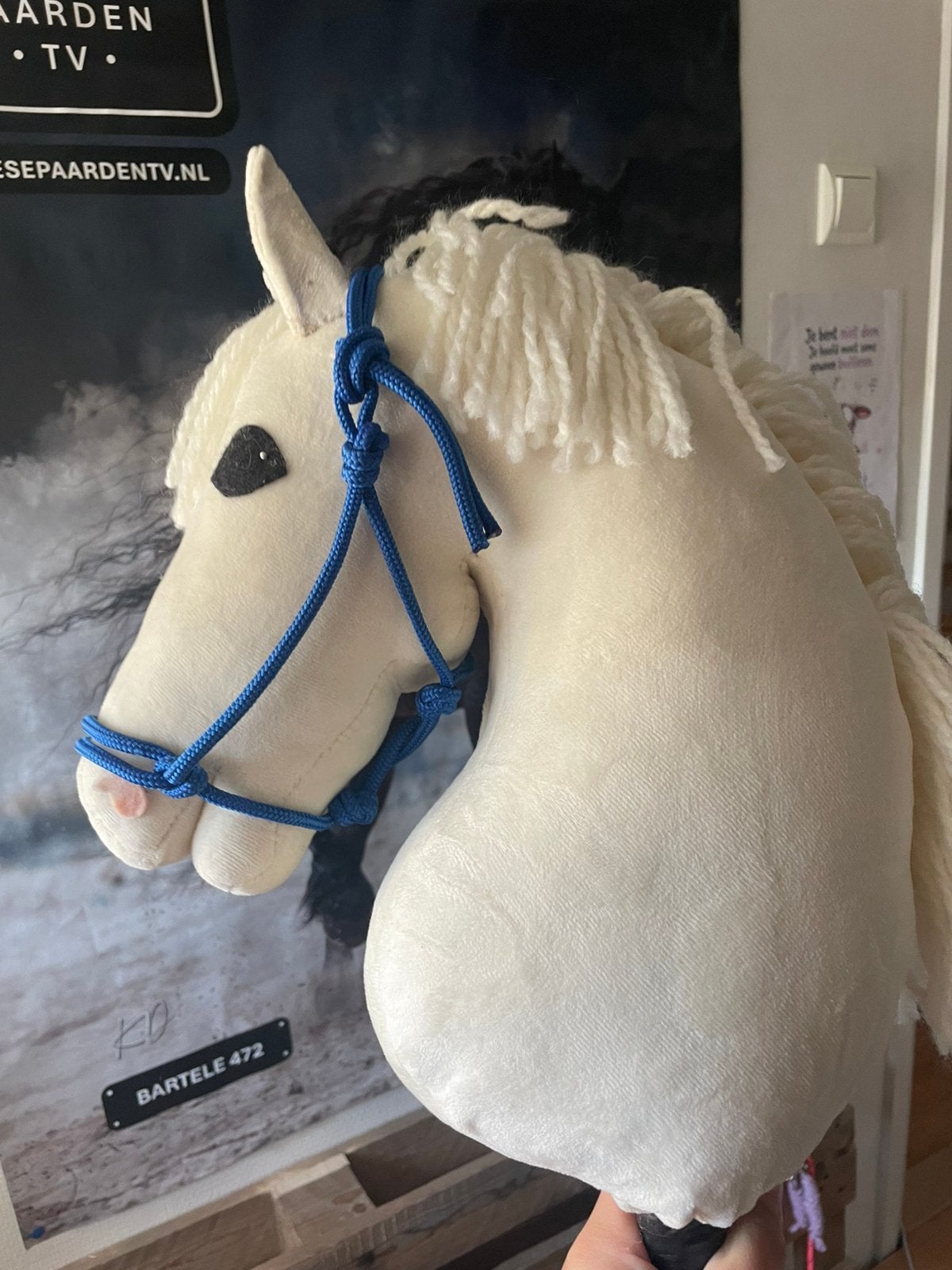 Hobby horse met halster, Hobby en Vrije tijd, Ophalen of Verzenden, Zo goed als nieuw