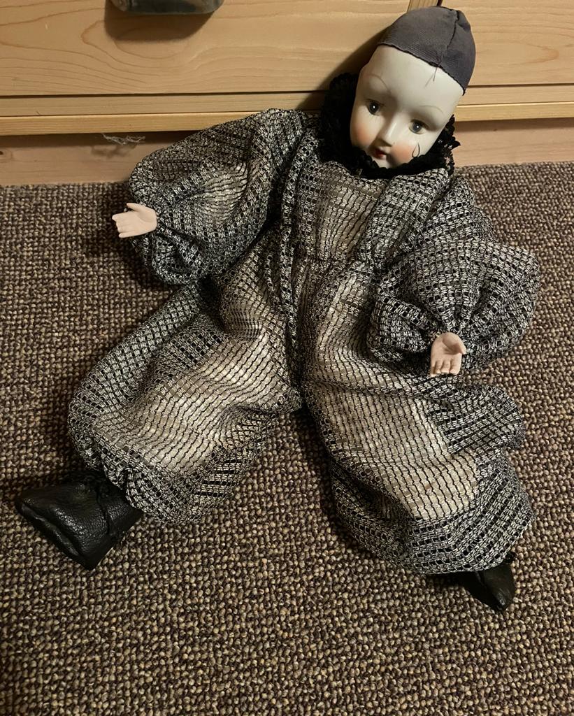Tk vintage pop, pierrot voor verzamelaar, collectors item, Verzamelen, Ophalen of Verzenden, Gebruikt, Pop