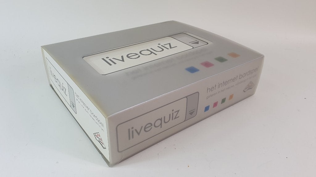 Live Quiz, Internet bordspel, Identity Games als nieuw. 2A12, Hobby en Vrije tijd, Gezelschapsspellen | Bordspellen, Tweedehands verkoop