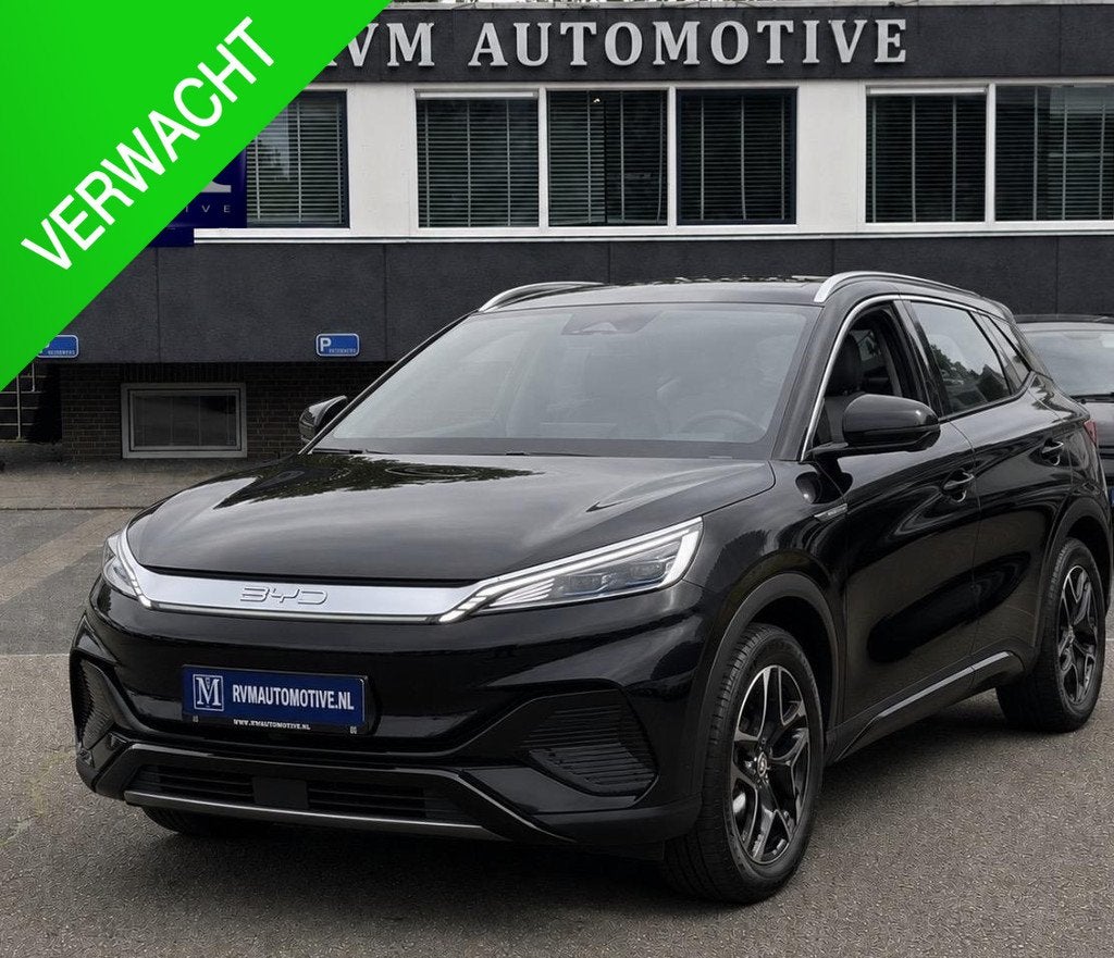 BYD ATTO 3 Comfort 60 kWh VAN: 39.900,- VOOR: 32.877,- UW WK, Auto's, BYD, Zwart, Zwart, 1725 kg, Nieuw