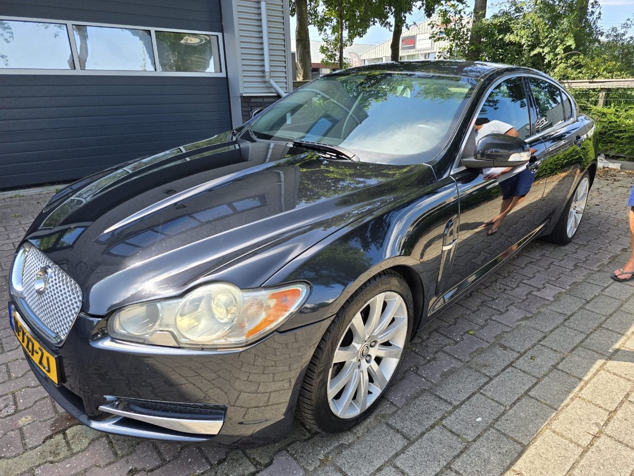 Jaguar XF 2.7 D V6 Luxury display valt uit (bj 2008), Automaat, 1730 kg, Zwart, Bedrijf