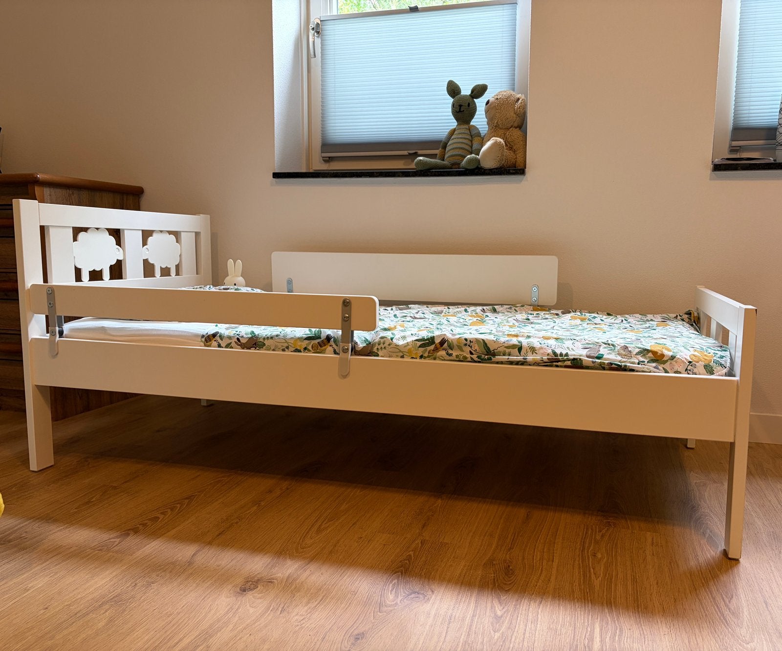 Peuterbed ikea (prijs incl toebehoren), Gebruikt, 70 tot 85 cm, 140 tot 160 cm, Ophalen