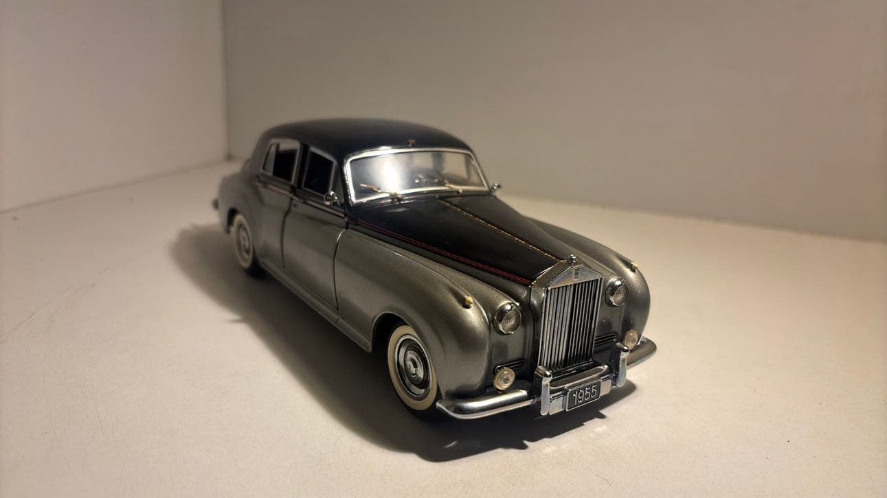 Rolls royce silver cloud 1 1955 Franklin mint 1.24, Overige merken, Ophalen of Verzenden, A, A