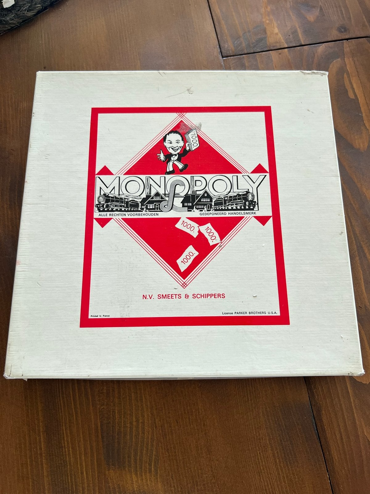 Vintage Monopoly Bordspel - N.V. Smeets & Schippers, Ophalen of Verzenden, Gebruikt
