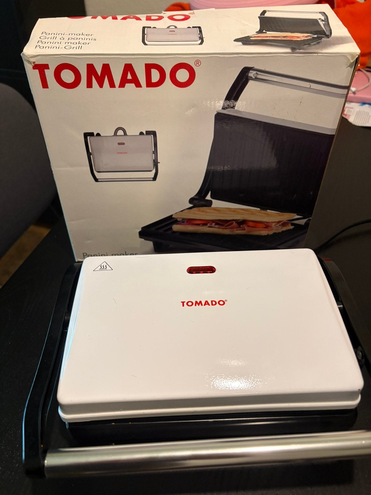 Panini / tosti maker, Ophalen of Verzenden, Gebruikt
