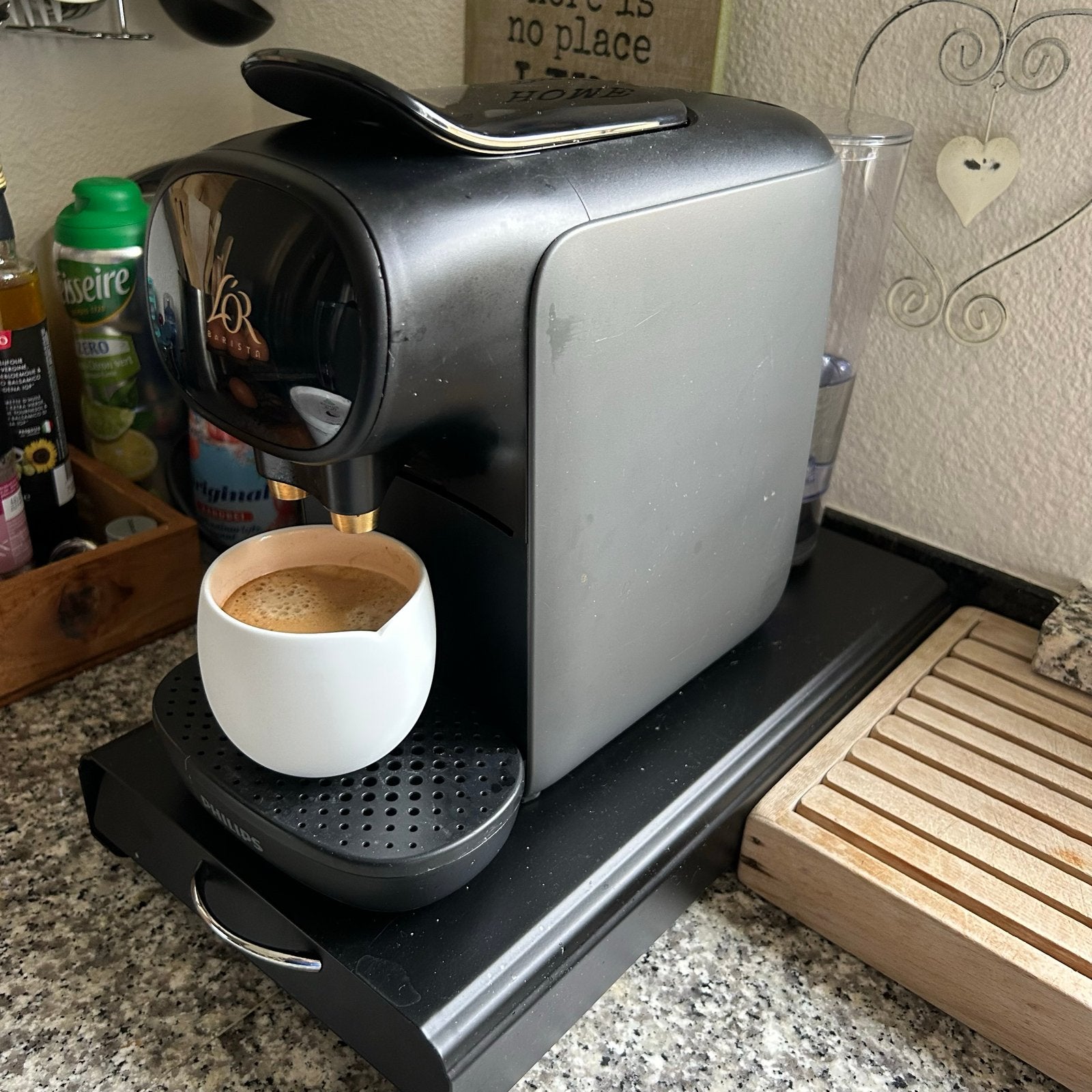 Philips L'OR Barista Koffiezetapparaat Zwart koffiemachine, Espresso apparaat, Ophalen of Verzenden, Zo goed als nieuw, 2 tot 4 kopjes