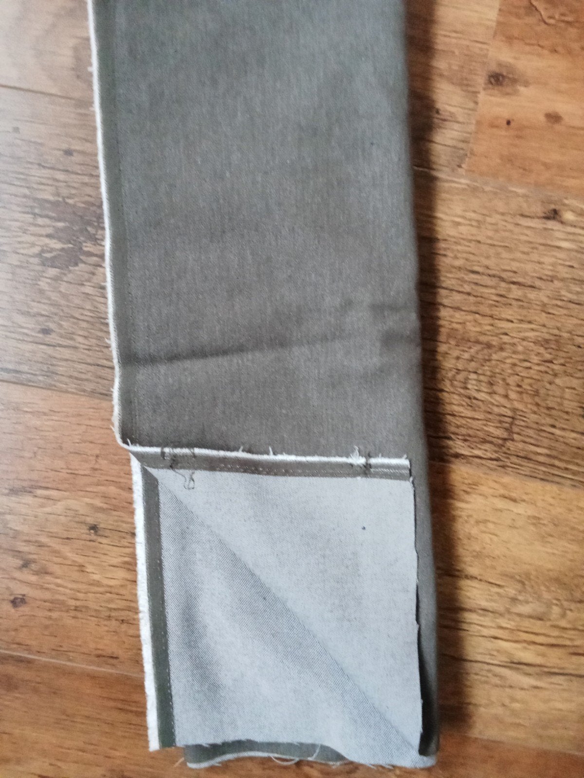 Soepele Deinum Spijkerstof Bruin/Grijs - 1.40 x 1.08m, Hobby en Vrije tijd, Ophalen of Verzenden, Nieuw