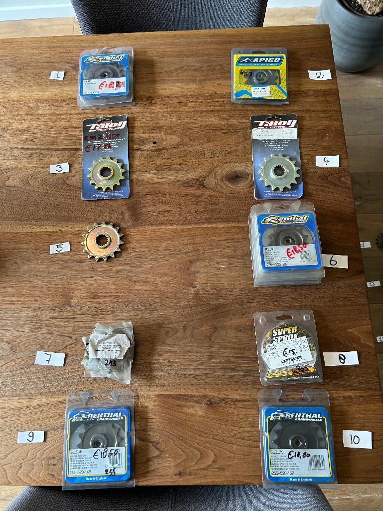 Voortandwiel Suzuki RM / RMZ / DR / DRZ / RMX / LT / RS / PE, Motoren, Ophalen of Verzenden