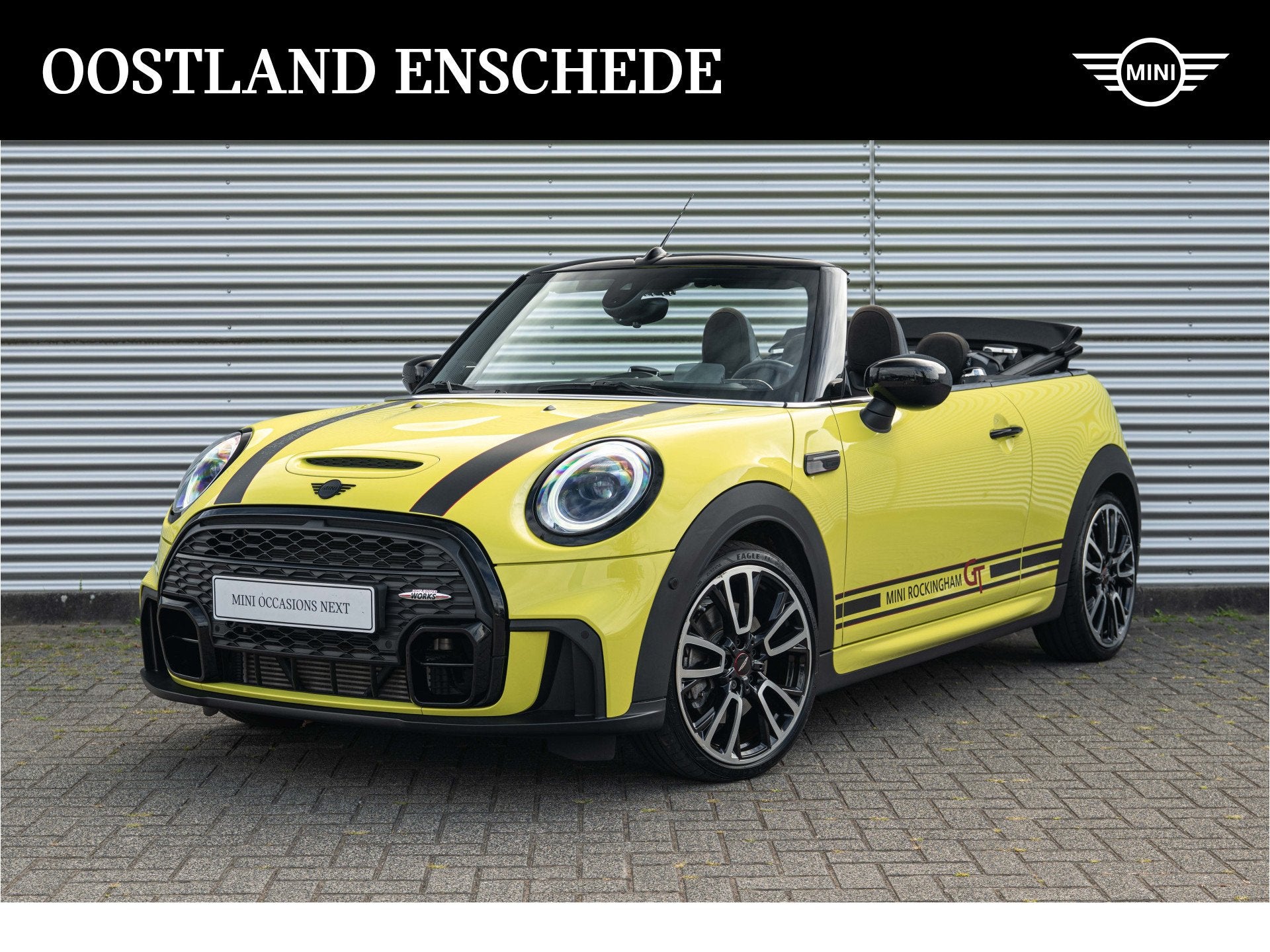 MINI Cabrio Cooper S Rockingham GT JCW Automaat / Achteruitr, 1300 kg, Gebruikt, 4 cilinders, Bedrijf