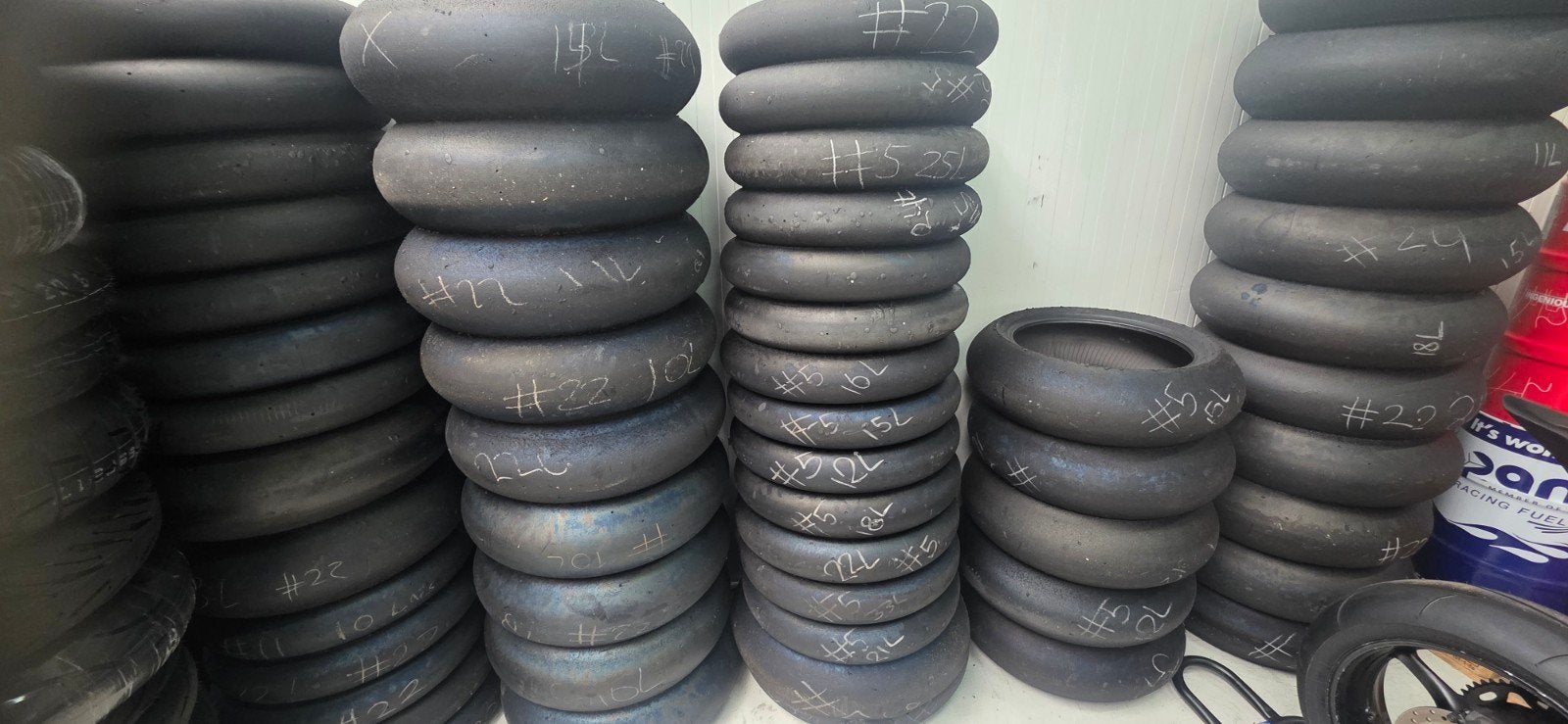Gebruikte Pirelli Superbike racebanden, Motoren, Ophalen of Verzenden, Gebruikt