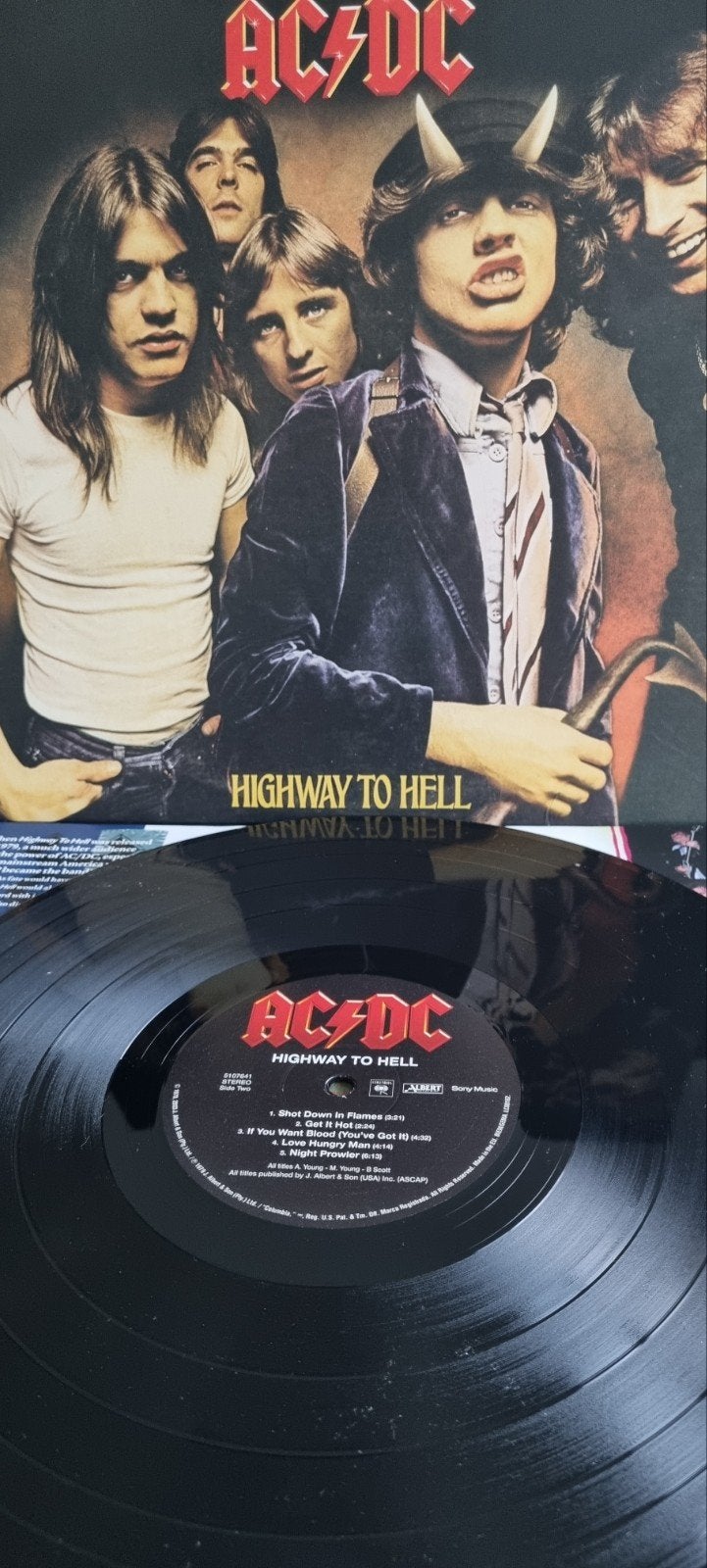 AC/DC - Highway to Hell LP (Vinyl) - Klassieke Rock, Ophalen of Verzenden, 1970 - 1979, Zo goed als nieuw, Inclusief binnenhoes