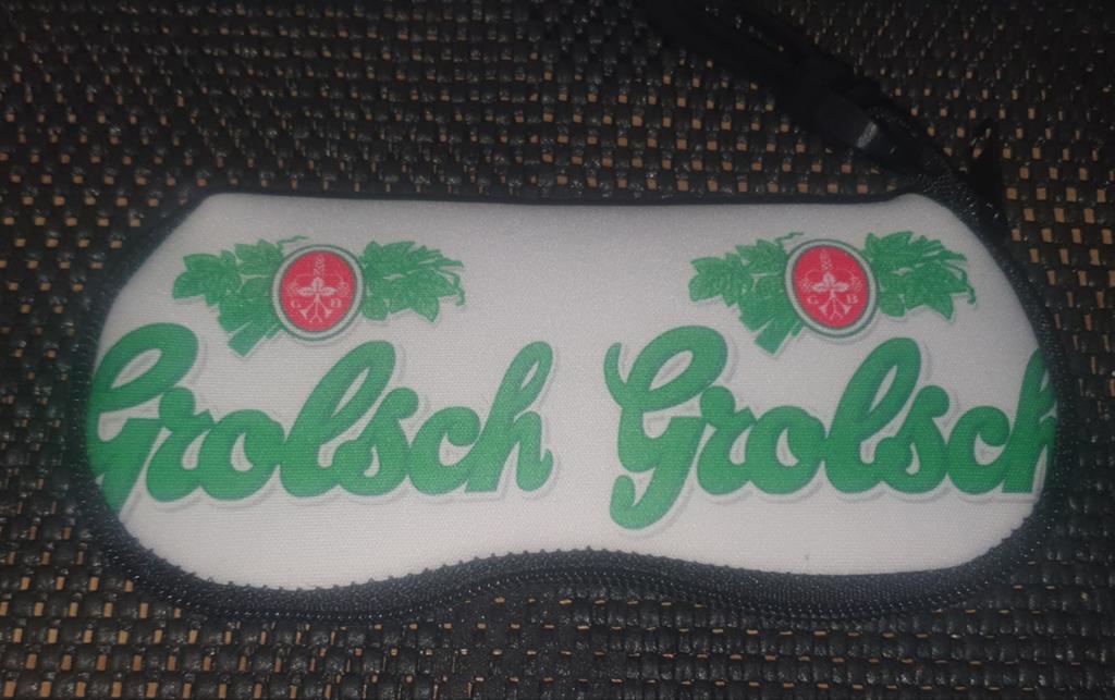Grolsch Brillenkoker: Karaktervolle Bescherming voor uw Bril, Ophalen of Verzenden, Nieuw, Grolsch