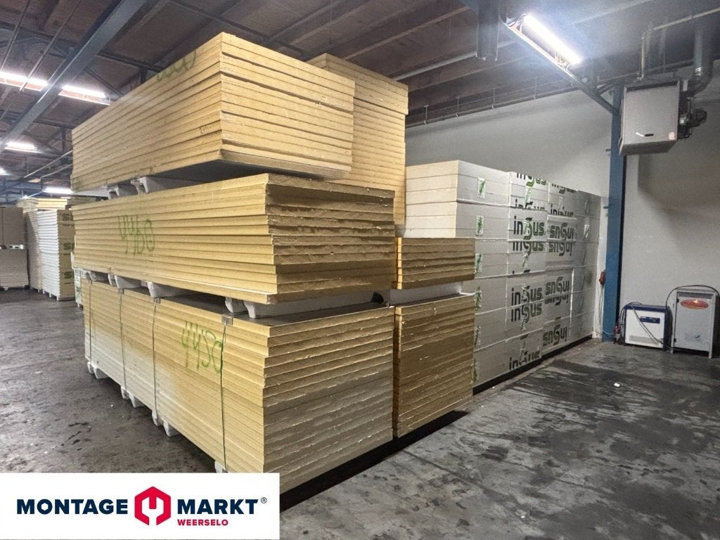 B-keus PIR-isolatie | 40 t/m 140 mm | Insus | Strakke platen, Ophalen, Dakisolatie, 4 tot 8 cm, Zo goed als nieuw