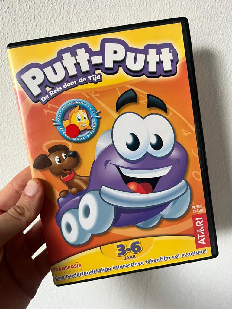 Putt-Putt: De Reis door de Tijd (PC CD-ROM), Puzzel en Educatief, Gebruikt, 1 speler, Ophalen of Verzenden