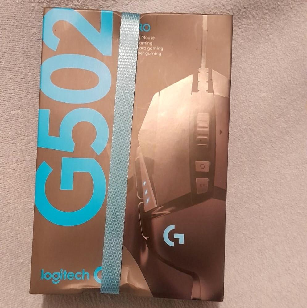 Logitech G502 HERO - ergonomische muis, Computers en Software, Muizen, Rechtshandig, Muis, Logitech, Nieuw