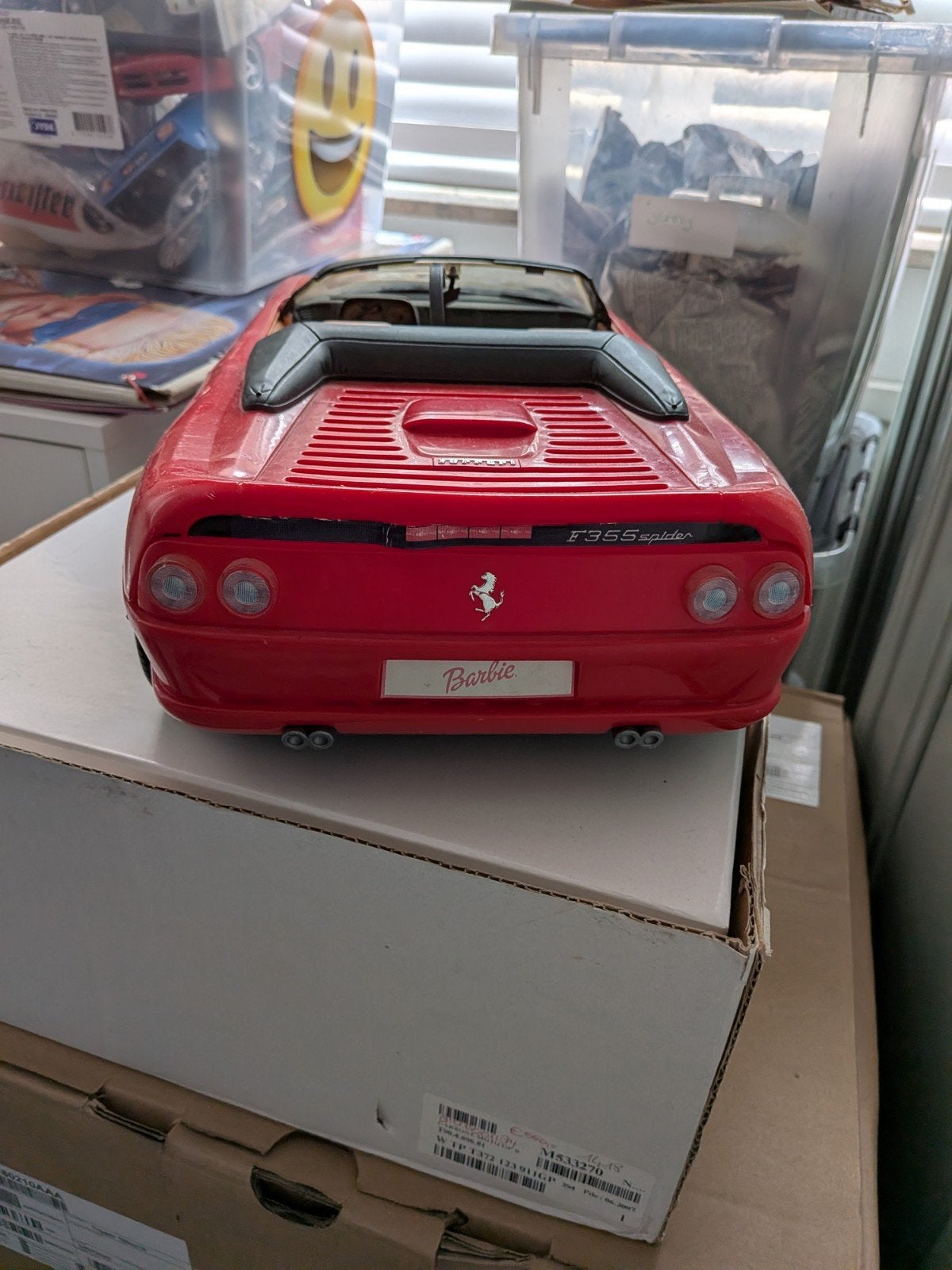 Ferrari F355 Barbie Mattel zonder remote, Ophalen of Verzenden, Gebruikt