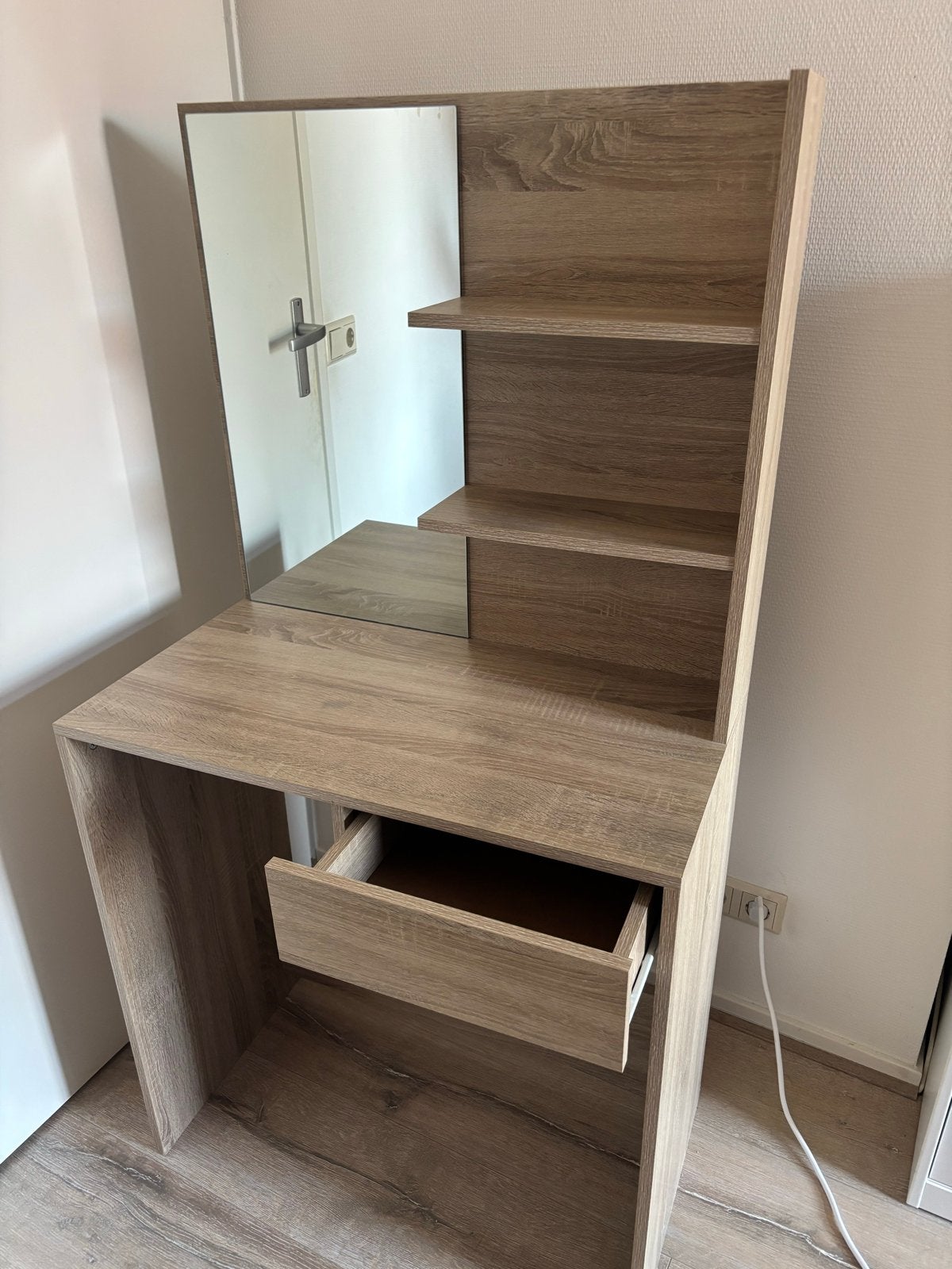 Kaptafel met spiegel, Ophalen, Minder dan 50 cm, 100 tot 150 cm, Zo goed als nieuw
