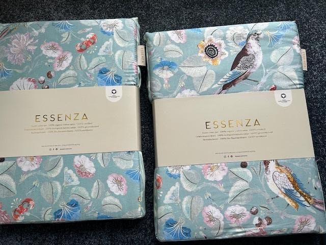 Essenza Dekbedovertrek 140/200  100% Satijn Katoen, Essenza, Dekbedovertrek, Ophalen of Verzenden, Groen