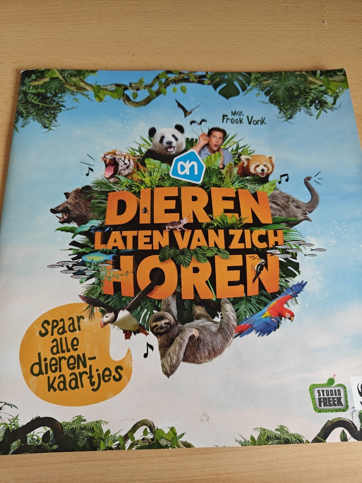Albert Heijn Dieren laten van zich horen spaaralbum, Ophalen