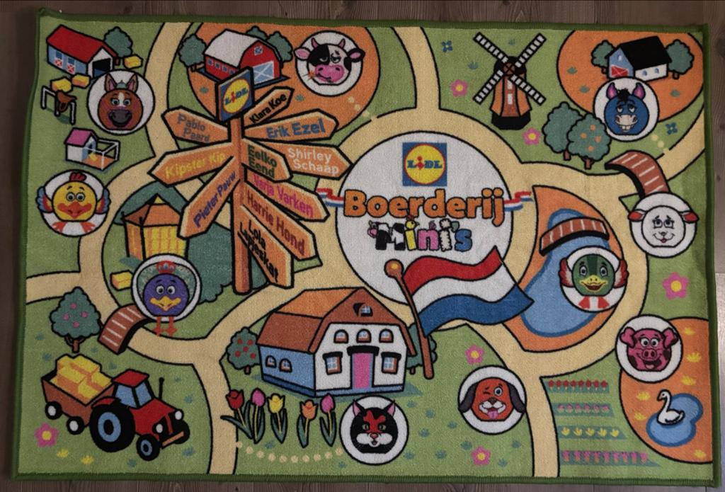 Lidl Boerderij Dieren Speelkleed 120x80cm, Kinderen en Baby's, Speelgoed | Speelkleden, Ophalen, Zo goed als nieuw