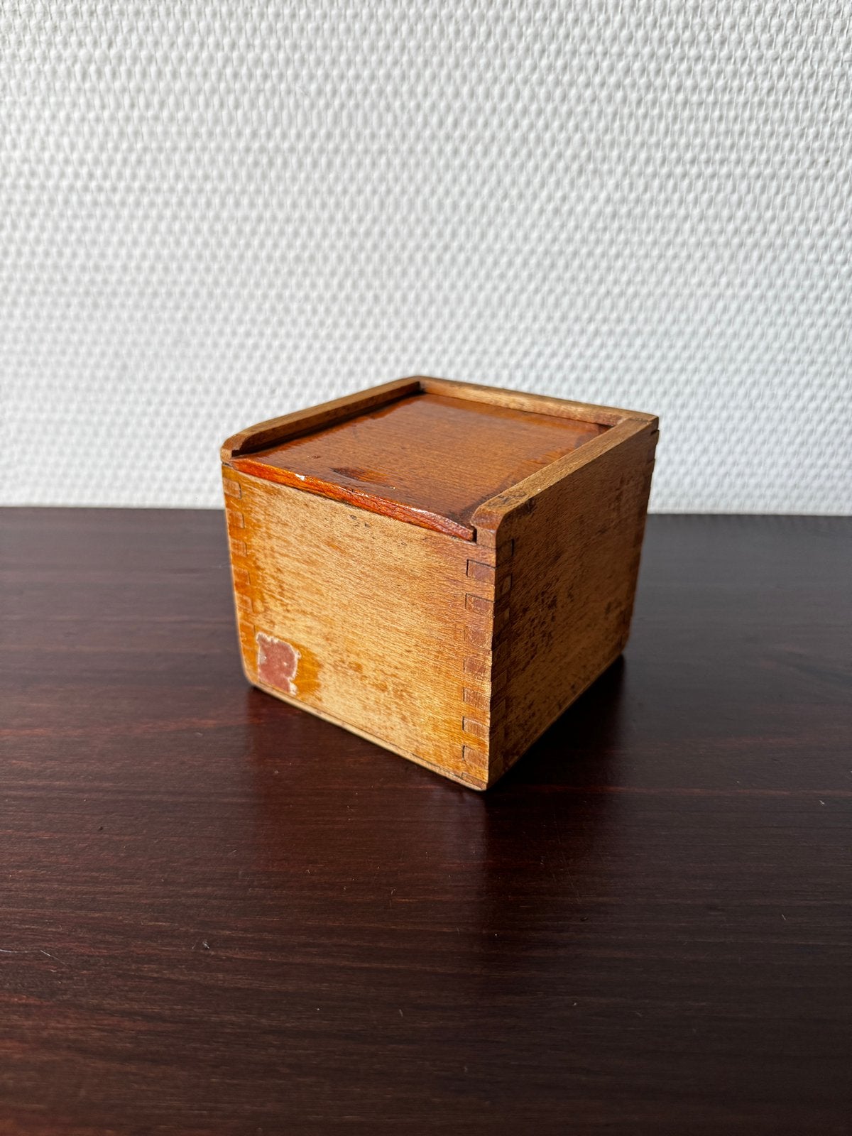 Brocante Vintage Doosje voor Schoolmaterialen, Curiosa, Ophalen of Verzenden