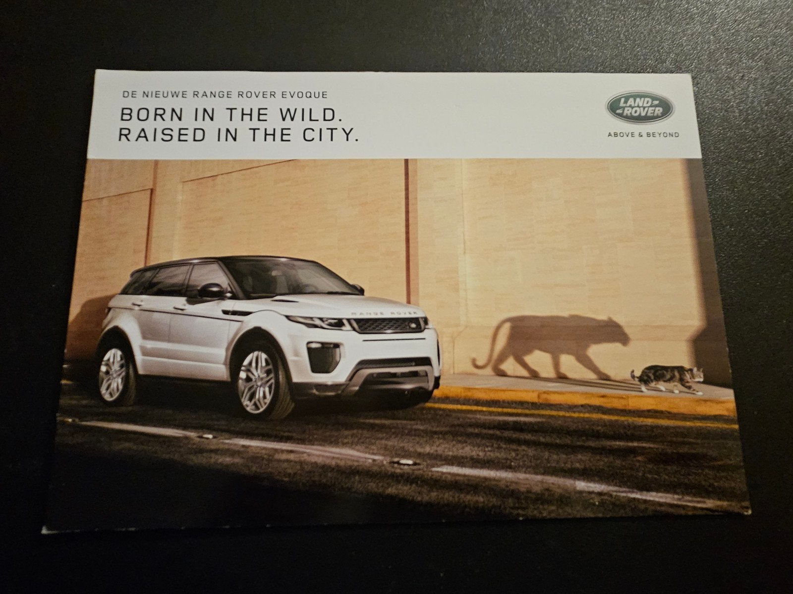 Brochure Range Rover Evoque, Ophalen of Verzenden, Zo goed als nieuw, Overige merken