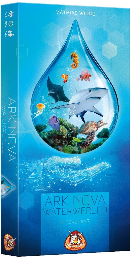 Ark Nova NL : Waterwereld - uitbreiding | Bordspel - Nieuw, Hobby en Vrije tijd, White Goblin Games, Nieuw, Ophalen of Verzenden