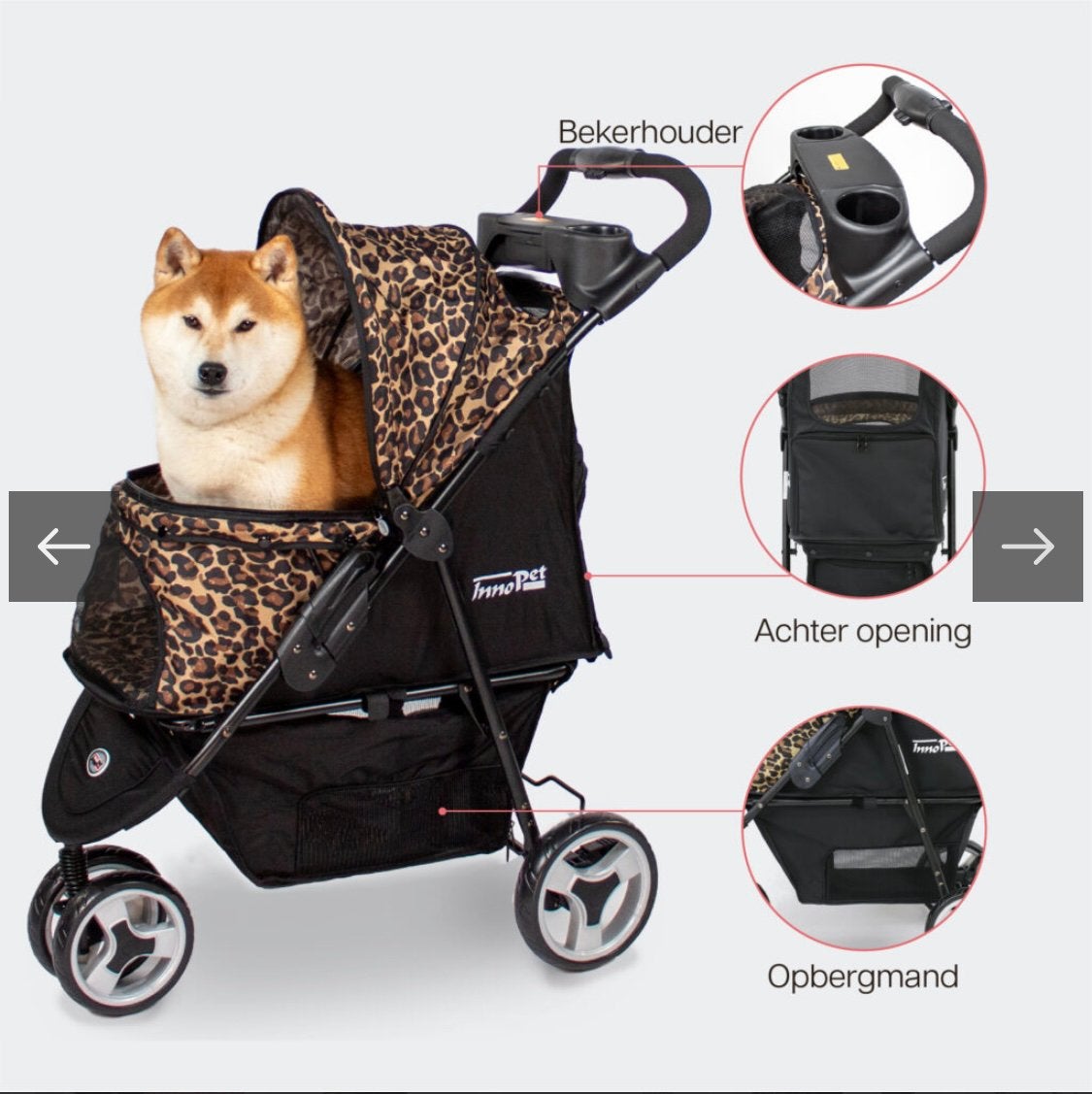 Nieuw in doos Innopet Allure Cheetah van € 169.50 voor €135, Ophalen, Nieuw