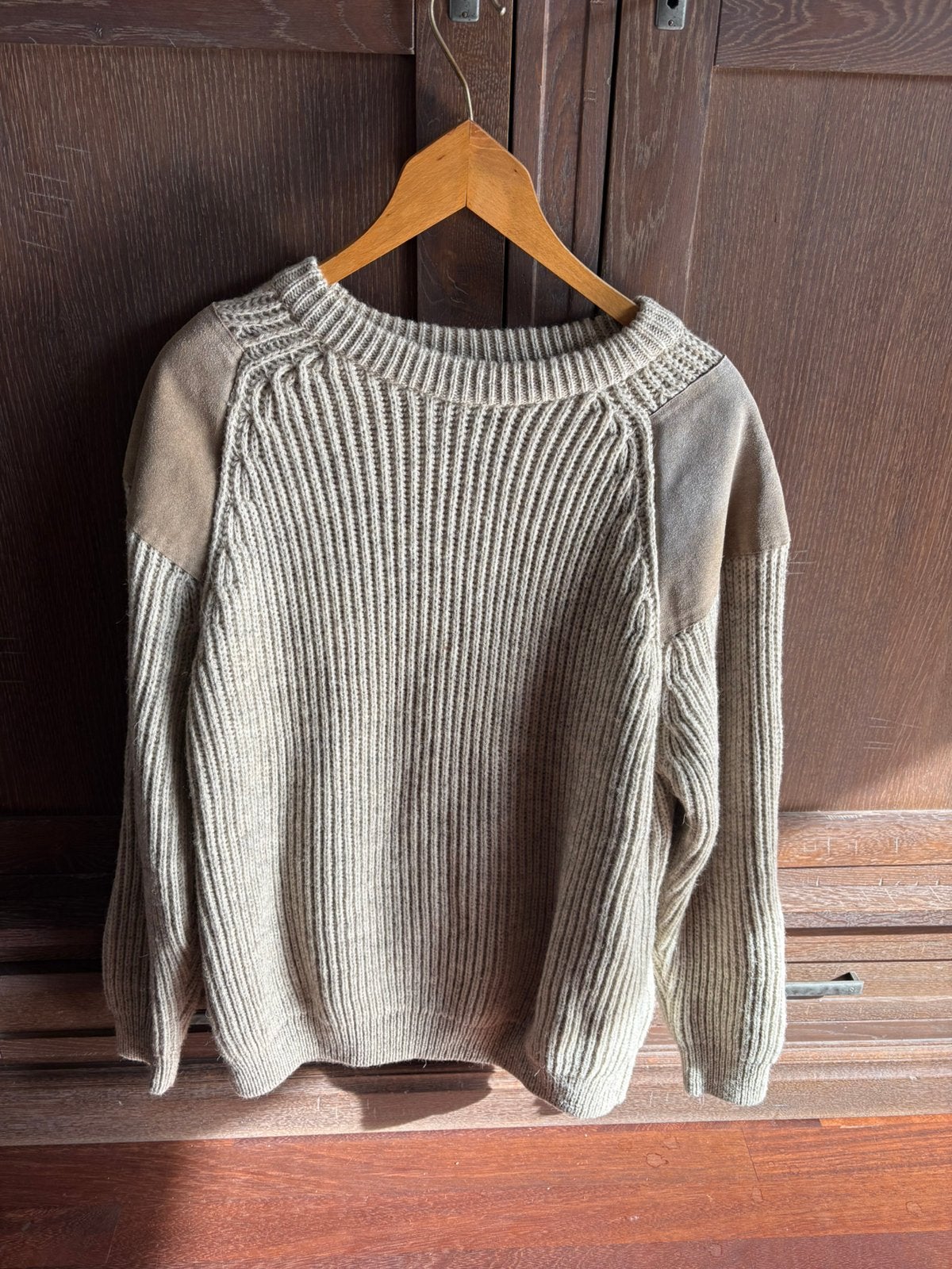 Wollen trui, Kleding | Heren, Ophalen of Verzenden, Zo goed als nieuw, Overige maten, Beige