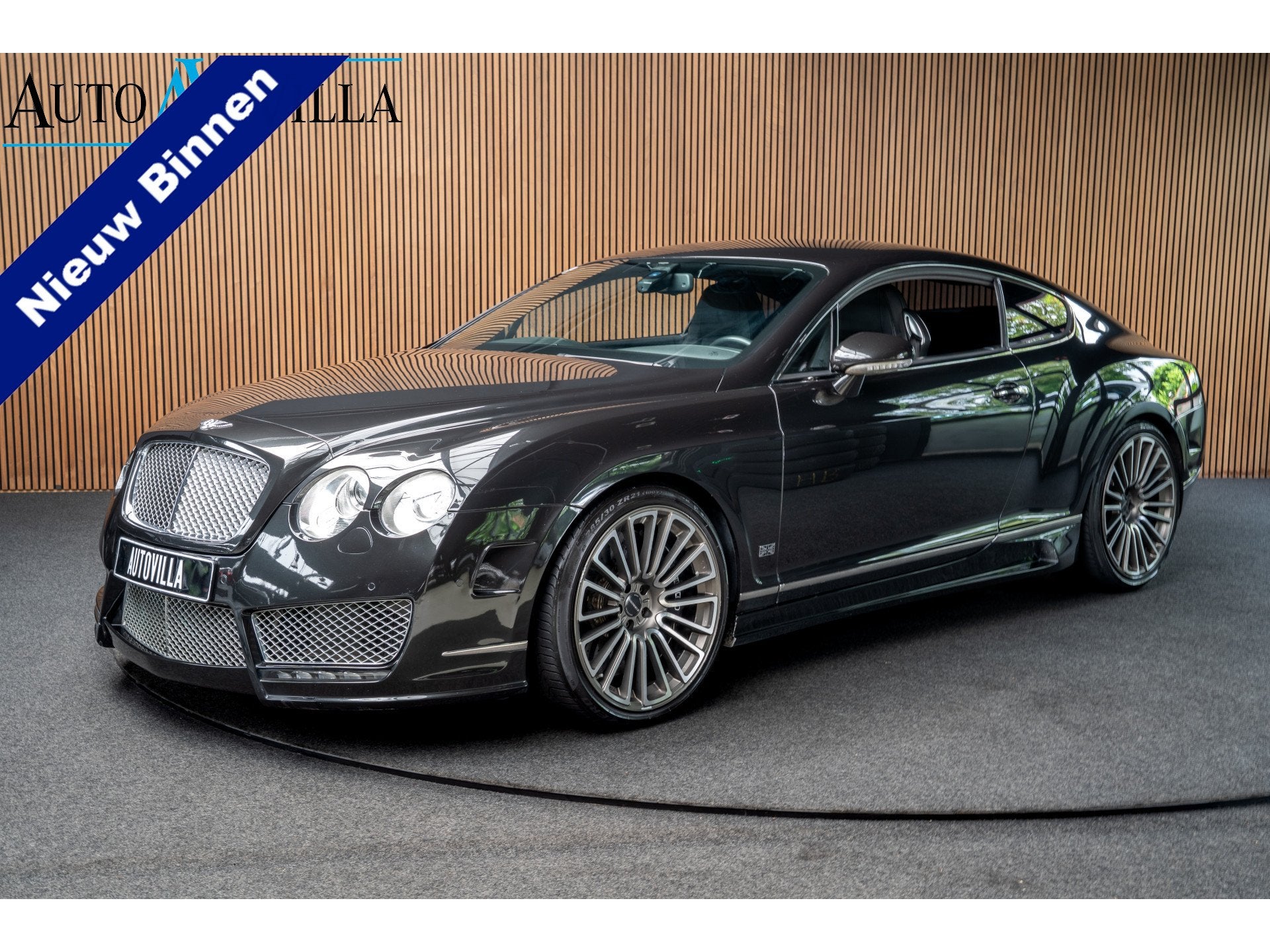Bentley Continental GT 6.0 W12 Mansory Massage Leer ACC Keyl, Auto's, Bentley, Automaat, Gebruikt, Zwart, 12 cilinders
