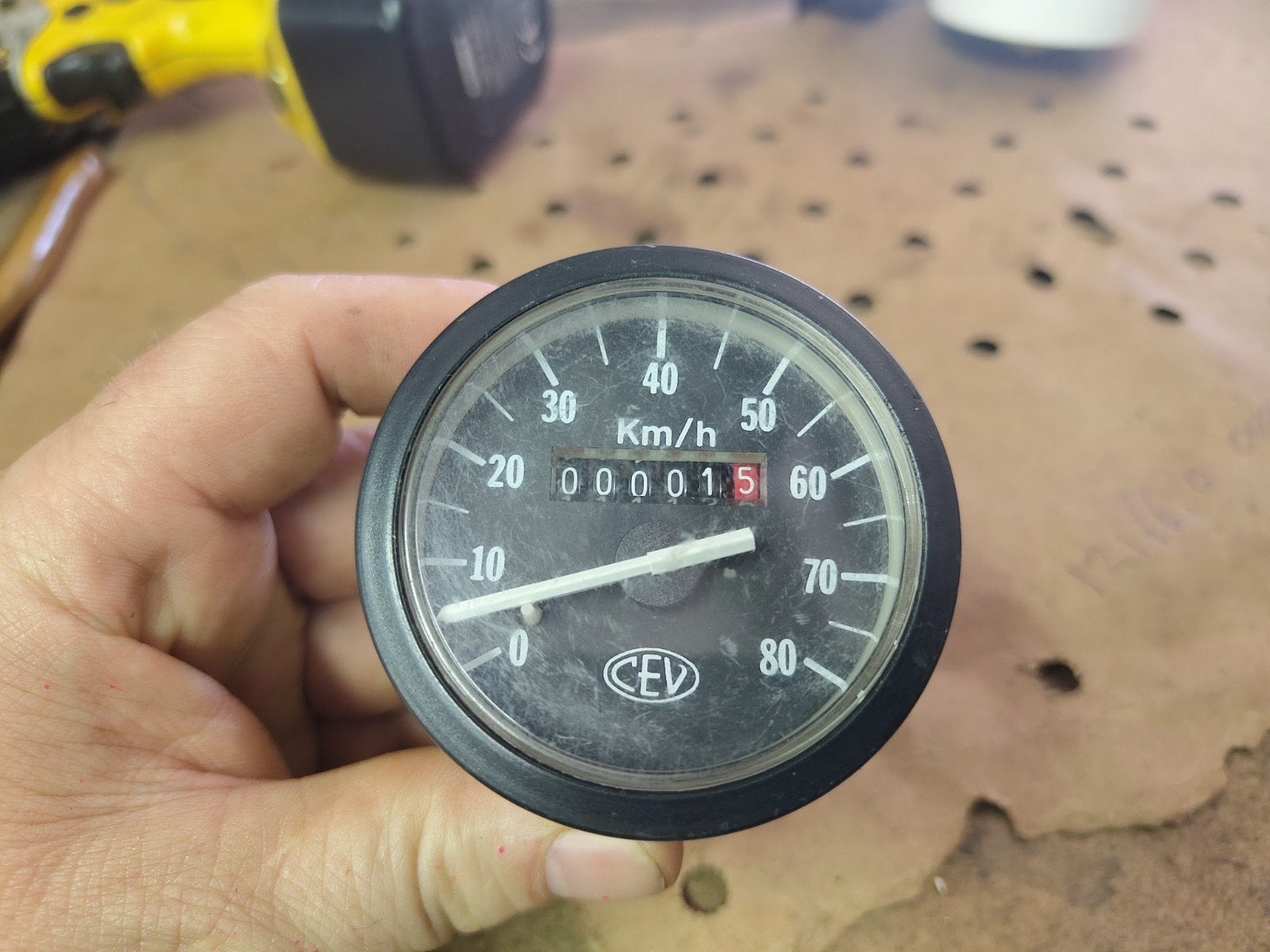 Kilometerteller Tomos At50, Atx, Ntx, Fietsen en Brommers, Brommeronderdelen | Oldtimers, Zo goed als nieuw, Overige merken, Overige typen