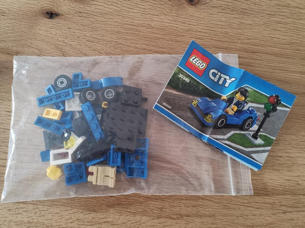 Lego City Sportwagen (30349) met instructies, Lego, Compleet, Ophalen of Verzenden, Complete set