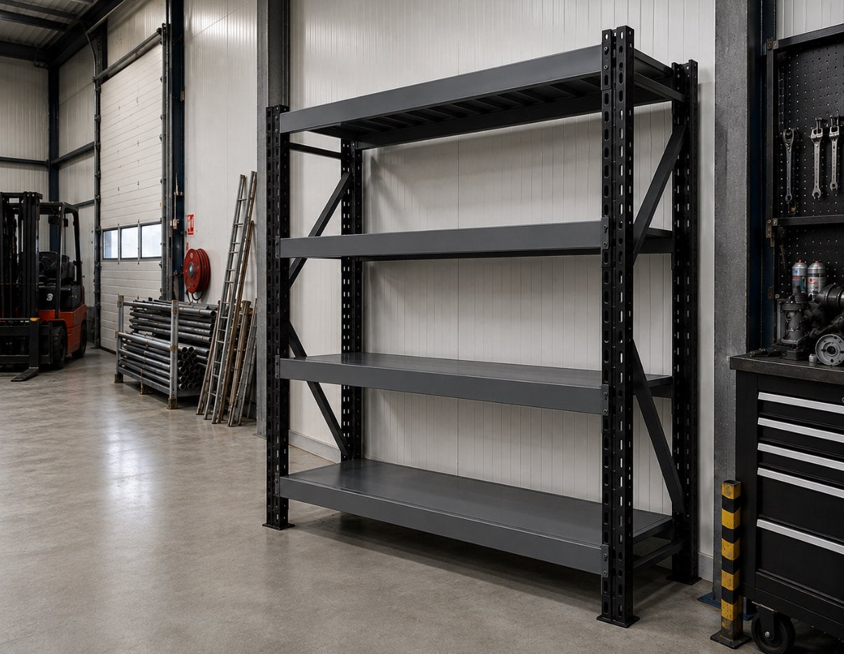 Stevige Stellingkast voor Magazijn of Werkplaats of thuis!, Huis en Inrichting, Kasten | Stellingkasten, Almelo, Nieuw, Ophalen of Verzenden