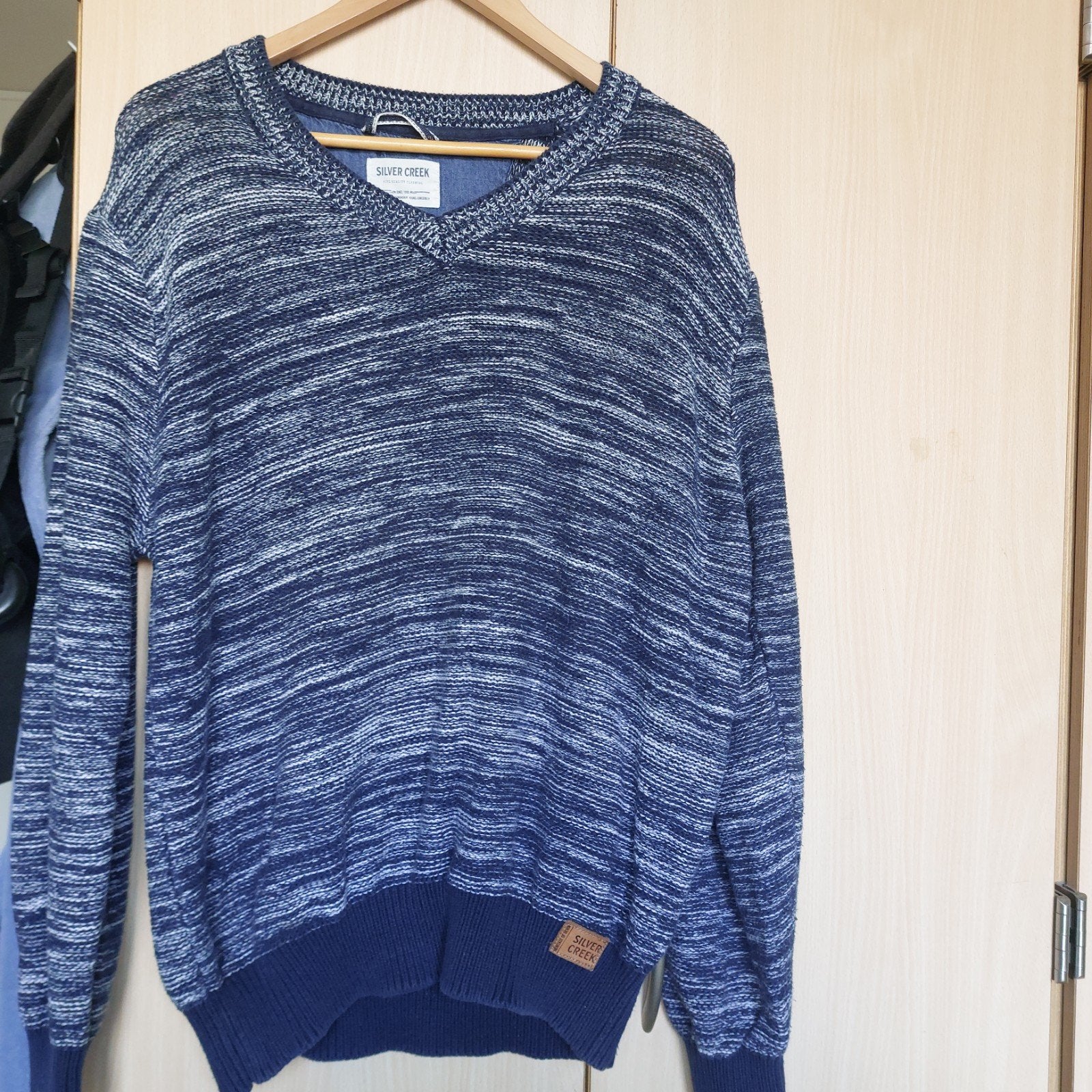Silver Creek herentrui V-hals - Maat XXL, Blauw, Overige maten, Ophalen of Verzenden, Gedragen